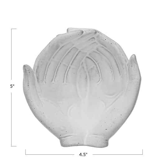 Hello Honey® 5" Reactive Glaze Stoneware Hands Bowl